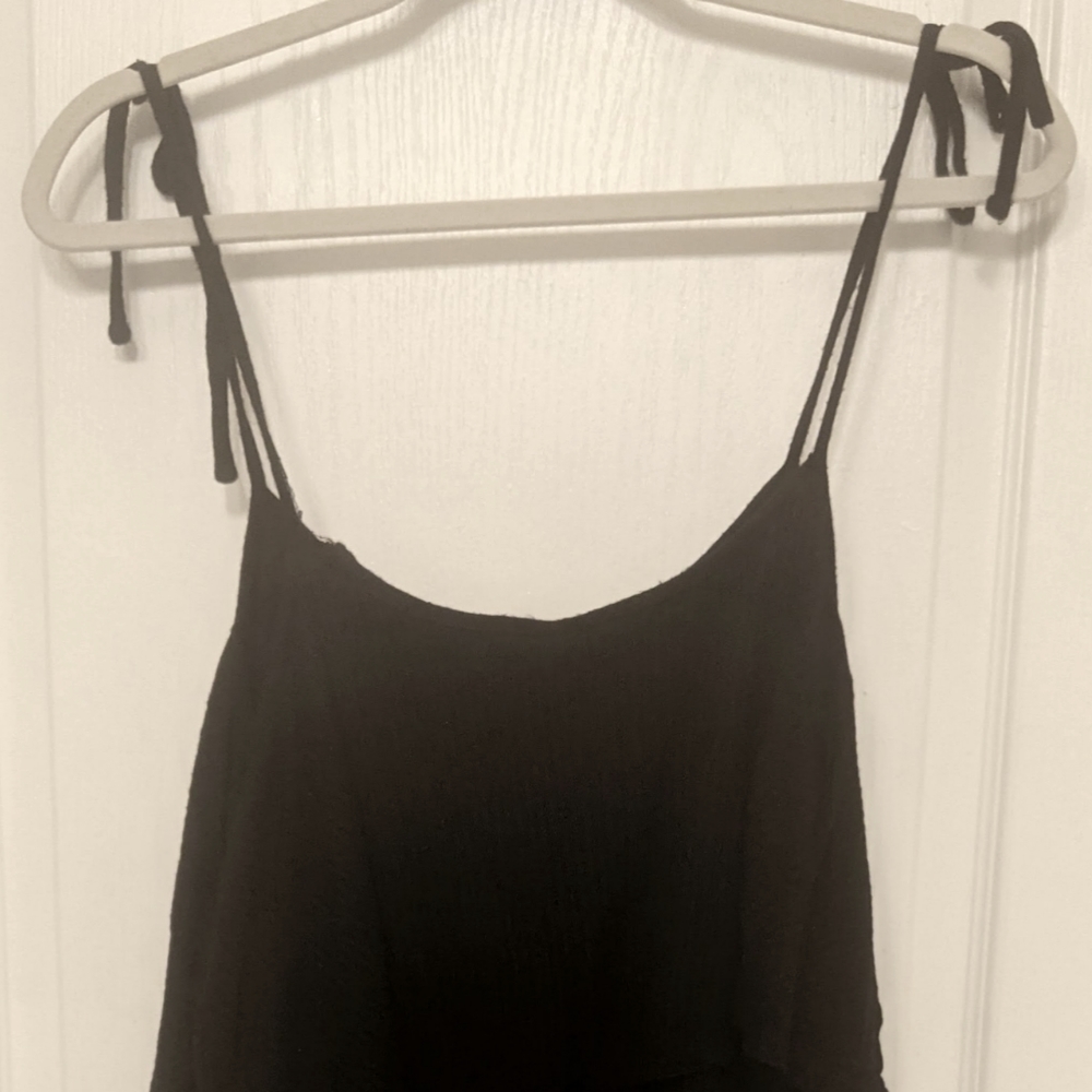 Black layered top